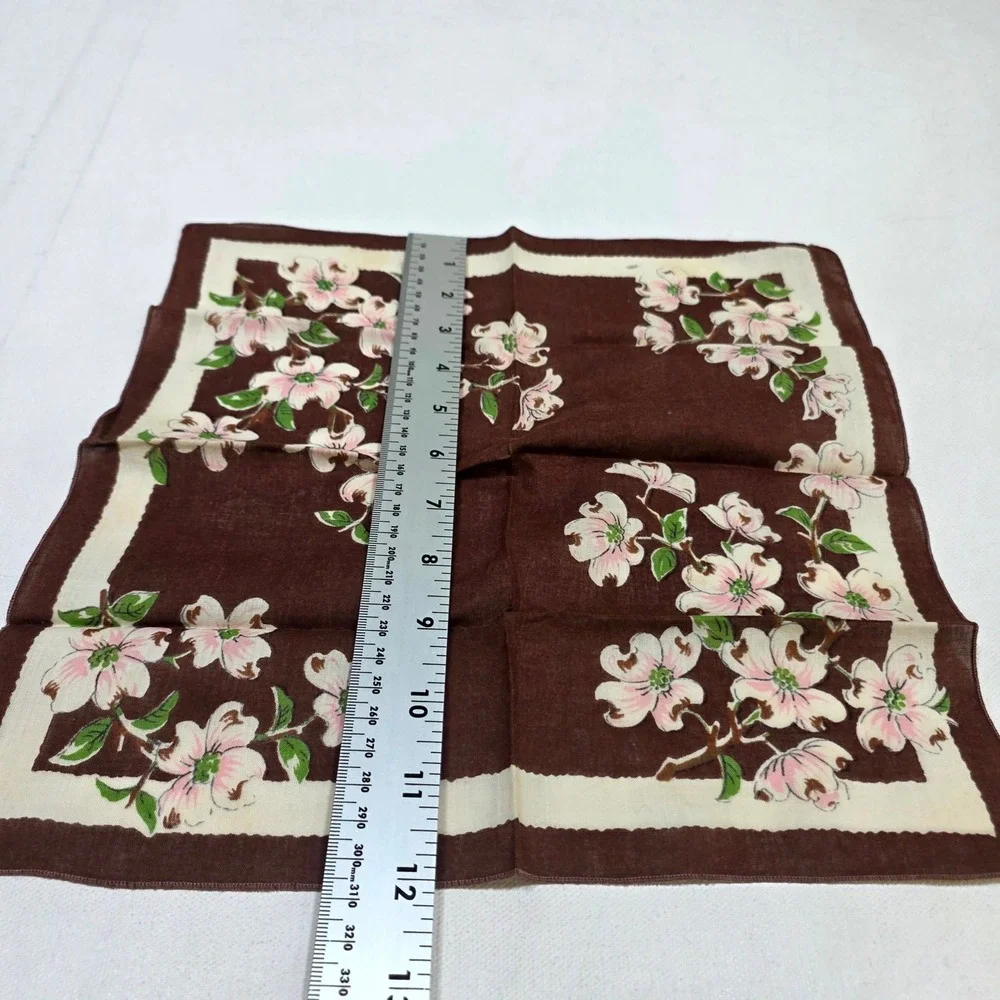 Handkerchief Scarf Lot Women Multicolor Vintage Floral Mixed 9pc Shabby Chic